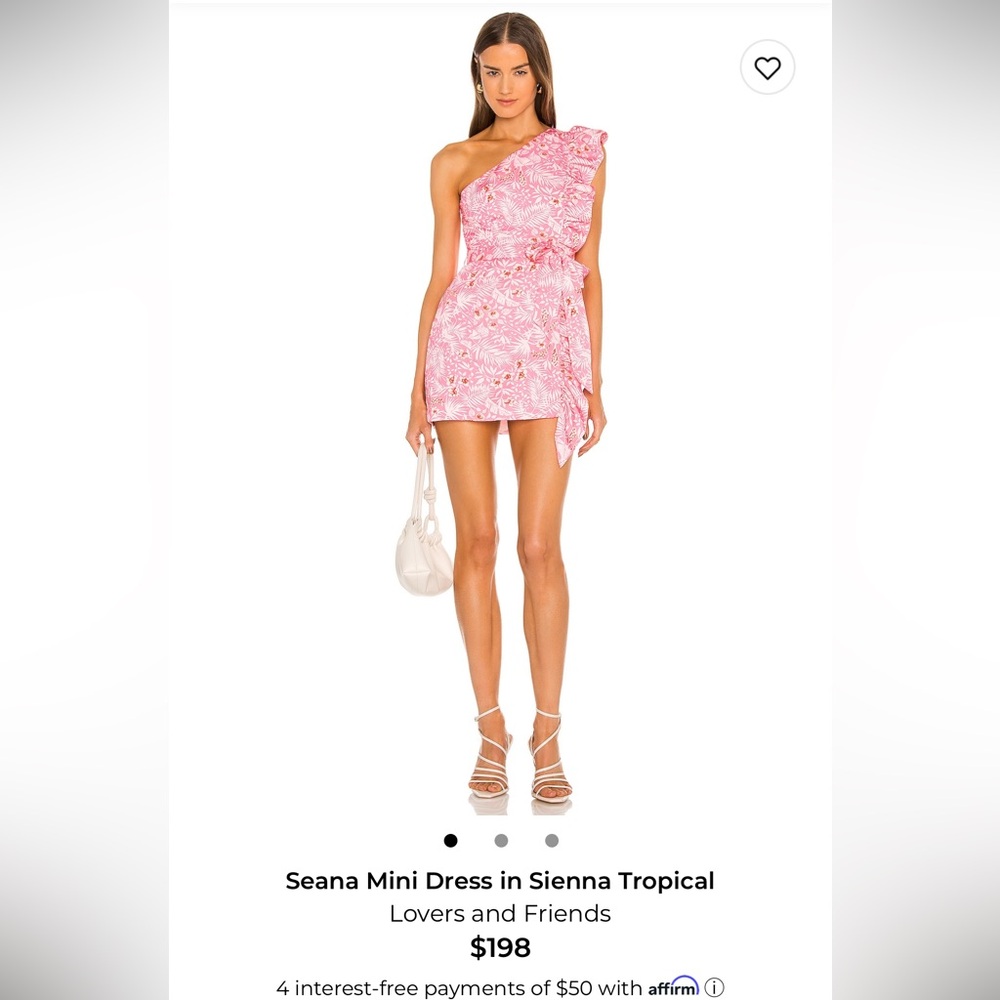 Lovers + Friends Vibrant Pink Dress